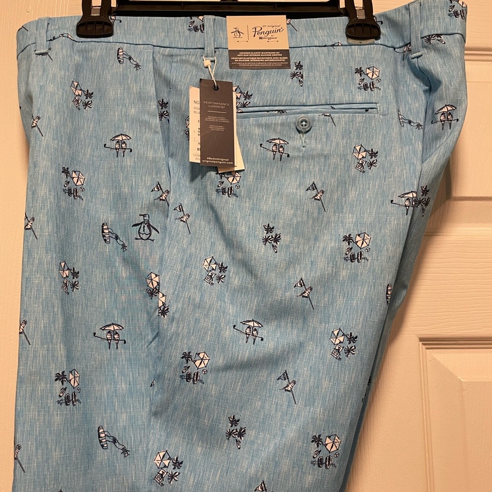 Original Penguin Men’s Blue Shorts Size 34 New with Tags
